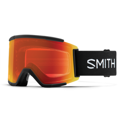 Smith 2025 Squad XL Goggle - Black + ChromaPop Everyday Red Mirror Lens