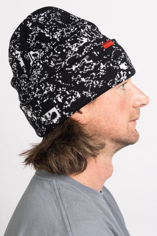 Corduroy 2025 Cell Camo Beanie - Black