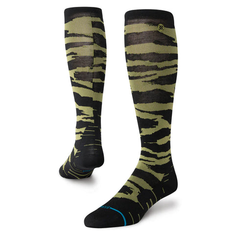 Stance Snow Socks Creeky Meadow Wool 2025 - Black