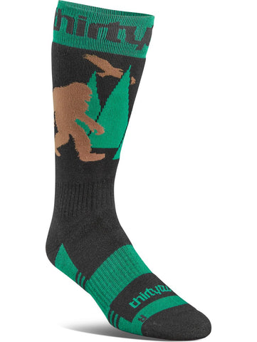 Thirty-Two Snow Double Socks 2025 - Black/Green