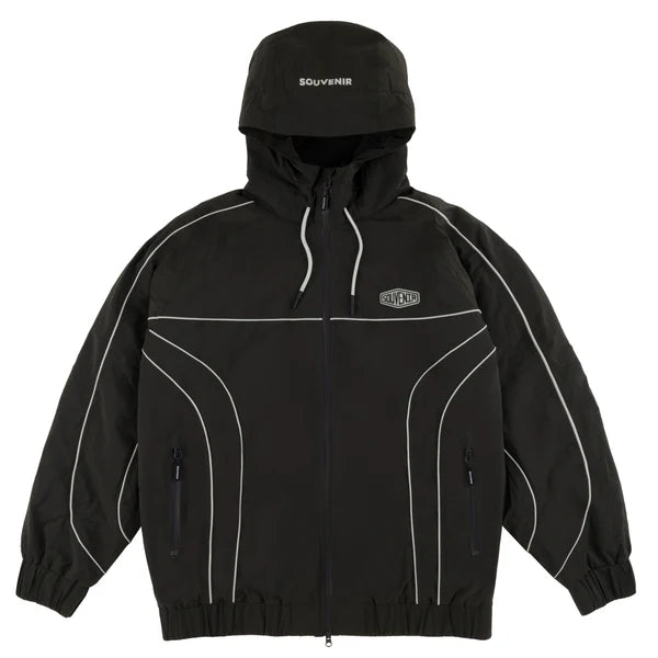 Souvenir Insulated Track Snowboard Jacket 2025 Vintage Black M