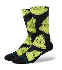 Stance Socks Grinch Mean One - Black