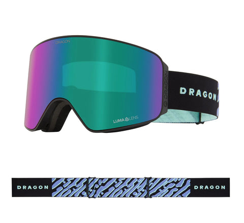 Dragon 2025 NFX MAG OTG Goggle - Coolwave/Celeste IR/LL Amber