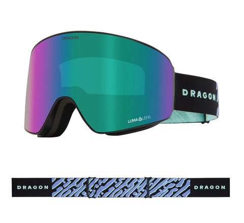 Dragon 2025 PXV IR Goggle - Coolwave/Celeste IR/LL Amber