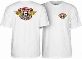 Powel Peralta Winged Ripper T-Shirt - White