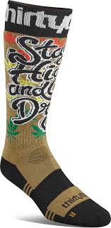 Thirty-Two Snow Double Socks 2025 - Black/Tan