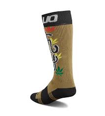 Thirty-Two Snow Double Socks 2025 - Black/Tan