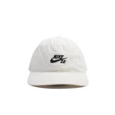 Nike SB Club Hat - White/Black