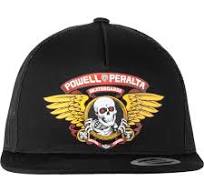 Powell Winged Ripper Snapback Hat - Black