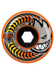 Spitfire Conical Full Wheels - 60mm 80HD - Orange Fade