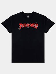 Thrasher Chains By Daniel Shepard T-Shirt - Black