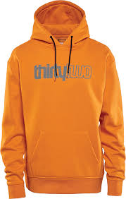 Thirty-Two Double Tech Hoodie - Grey/Orange