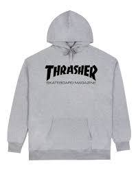 Thrasher Skate Mag Hoodie - Grey