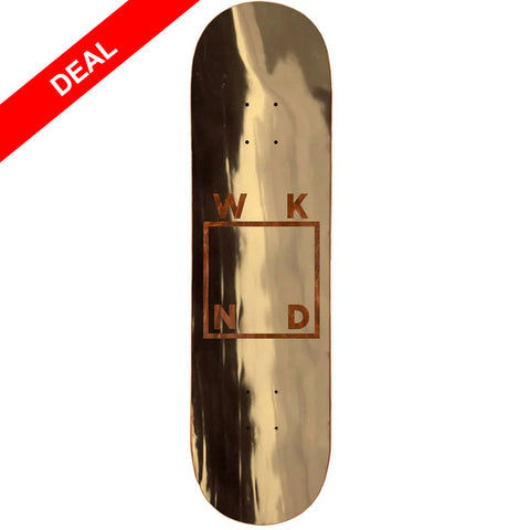 WKND Box Logo Deck - Gold Foil - 8.375 *ONLINE ONLY*