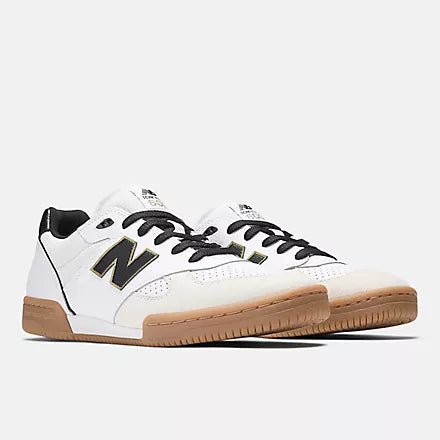 New Balance Numeric Tom Knox 600 Shoes - White/Black/Gold