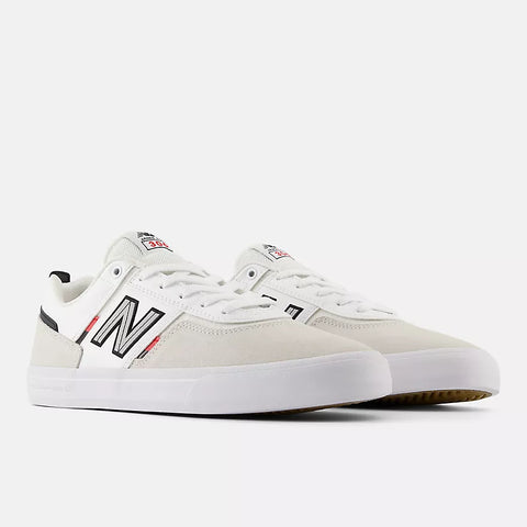 New Balance Numeric Jamie Foy 306 Shoes - White/Red