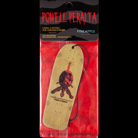 Powell Peralta Rodriguez Skull & Sword Air Freshener - Pineapple