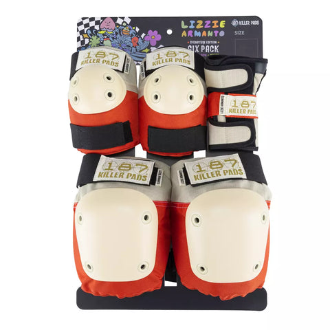 187 Killer Pads Jr. Six Pack Combo Pack - Lizzie