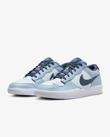 Nike SB Force 58 PRM L Shoes - White/Thunder Blue-White