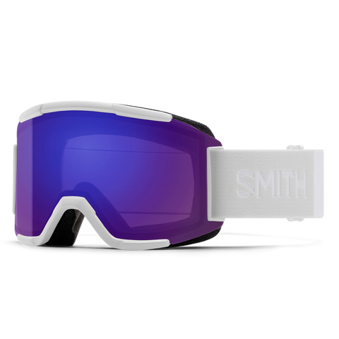 Smith 2025 Squad Goggle - White Vapor + ChromaPop Everyday Violet Mirror Lens