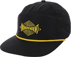 Independent Vertigo Span Snapback Hat - Black